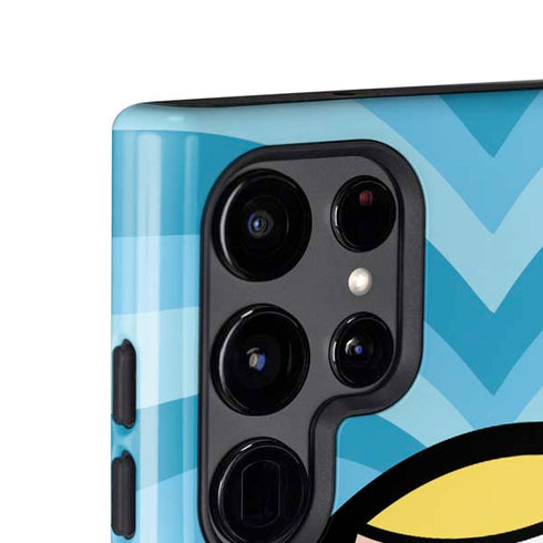 Cartoon Network Powerpuff Girls Bubbles Blue Hearts Galaxy S25 Ultra Impact Case